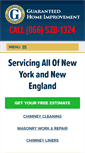 Mobile Screenshot of guaranteedchimney.com